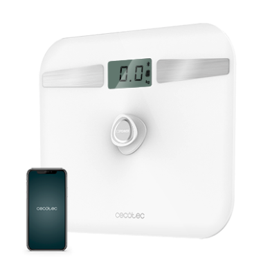 BASCULA DE BAÃO SIN PILAS SURFACE PRECISION ECOPOWER 10200 SMART HEALTHY WHITE'