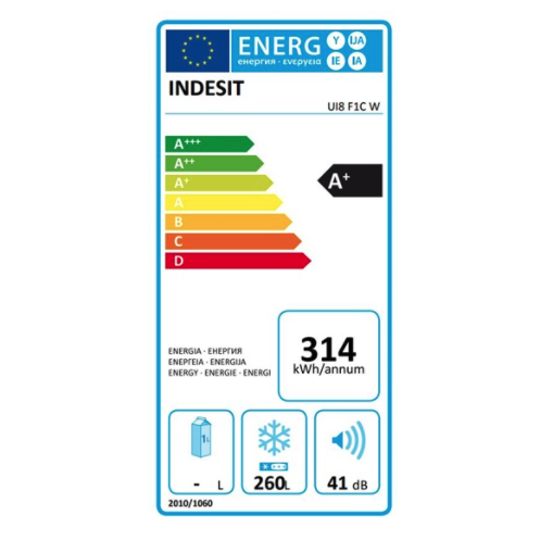 Indesit UI8F1CW CONGELADOR VERTICAL 1 PUERTA'