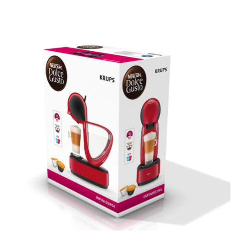 CAFETERA KRUPS KP1705SC DOLCE GUSTO INFINISSIMA ROJA