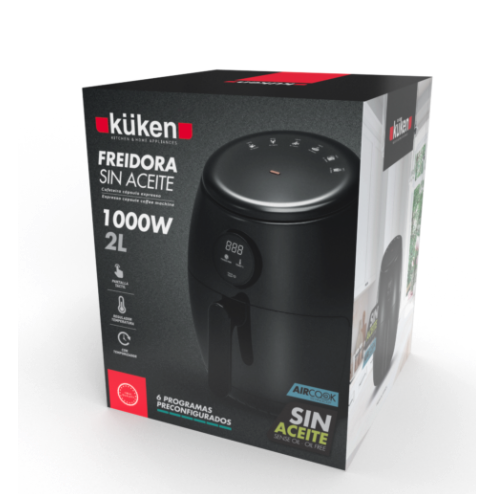 FREIDORA ELÃCTRICA KUKEN DIGITAL SIN ACEITE 39474