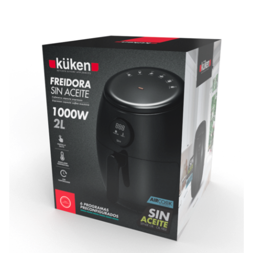 FREIDORA ELÉCTRICA KUKEN DIGITAL SIN ACEITE 39474