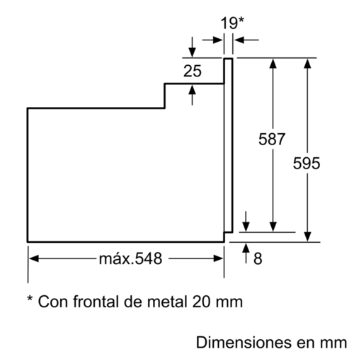 HORNO BALAY CONVENCIONAL CON GRILL 3HB1000X0 71l