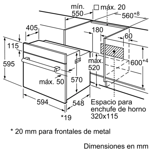 HORNO BALAY CONVENCIONAL CON GRILL 3HB1000X0 71l