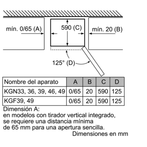 FRIGORIFICO  COMBINADO  BOSCH  KGN39VWEA