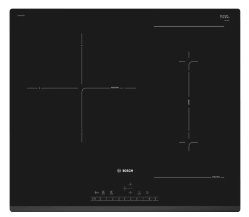 Serie | 6 Placa de inducciÃ³n 60 cm negro, sin perfiles BOSCH PVJ631FB1E