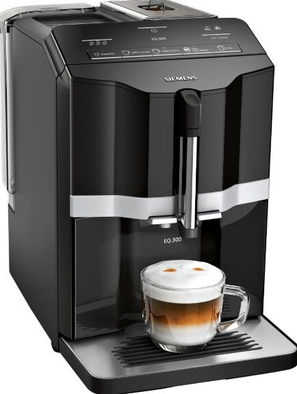 CAFETERA SUPERAUTOMÁTICA SIEMENS TI351209RW EQ300 COLOR NEGRO