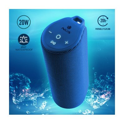 ALTAVOZ INALÃMBRICO DE 20W -WATERPROOF ROLLERREEFBLUE'