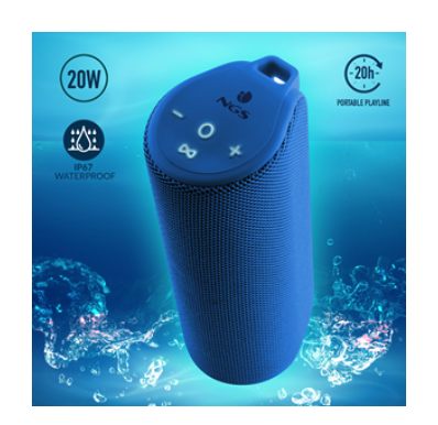 ALTAVOZ INALÁMBRICO DE 20W -WATERPROOF ROLLERREEFBLUE'