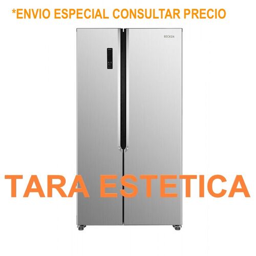 'FRIGORIFICO BECKEN BSBS3916IX AMERICANO INOX NO FROST TOTAL A+ 177CM'