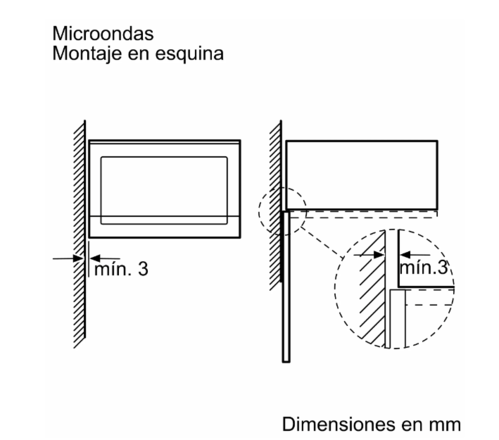 MICROONDAS INTEGRABLE BALAY 3CP5002N2 60X38 CM 20L