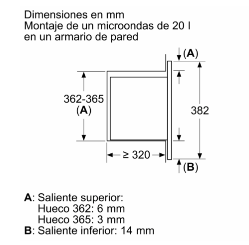 MICROONDAS BALAY 3CG6142X3 20L