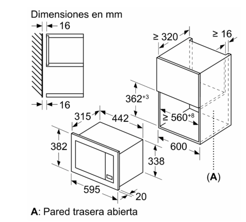 MICROONDAS BALAY 3CG6142X3 20L