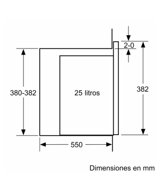MICROONDAS INTEGRABLE BOSCH SERIE 6 BEL554MS0'