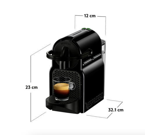 CAFETERA NESPRESSO DELONGHI EN80B INISSIA NEGRA