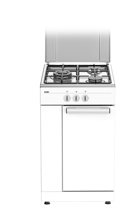 COCINA GAS 50CM BLANCA SVK5302GBW