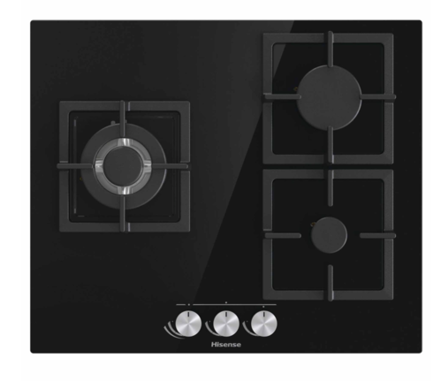 ENCIMERA CRISTALGAS HISENSE GG633B 3 FUEGOS