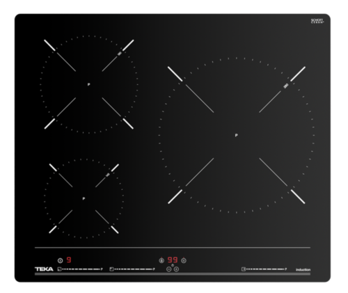 VITROCERMAICA DE INDUCCION TEKA IBC63010MS 60CM'