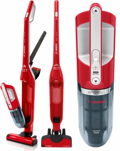 ASPIRADOR ESCOBA BOSCH ROJO 25V BBH3ZOO25