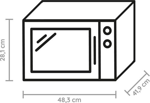 HORNO MICROONDAS WHIRLPOOL FUNCION YOGURT MWP253SX