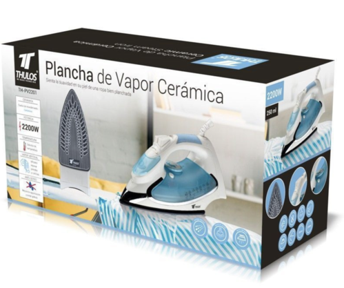 PLANCHA VAPOR THULOS  TH-PV2201