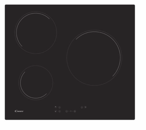 PLACA VITROCERAMICA CANDY 3 FUEGOS CH63CC 