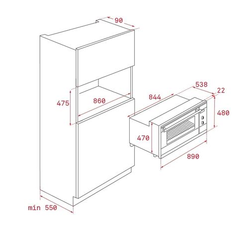 HORNO TEKA HLF 940 90CM