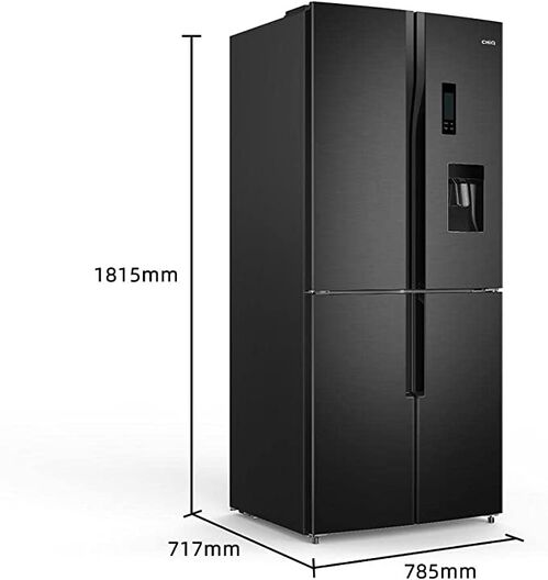 FRIGORIFICO  AMERICANO CHIQ FCD418NE4D NEGRO