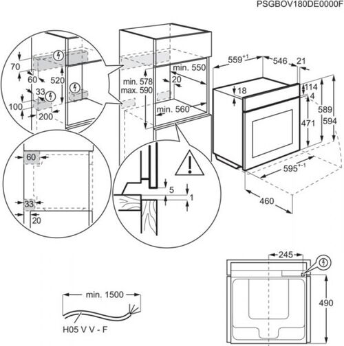 HORNO AEG BSE782320B CRISTAL NEGRO PIROLITICO