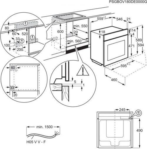 HORNO AEG BSE782320B CRISTAL NEGRO PIROLITICO