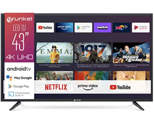 TV LED GRUNKEL 43" ANDROID SMART LED4322G00