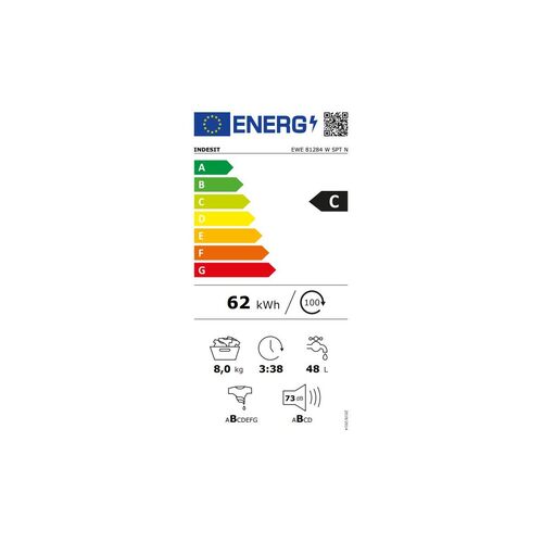 LAVADORA INDESIT EWE81284WSPTN 8KG