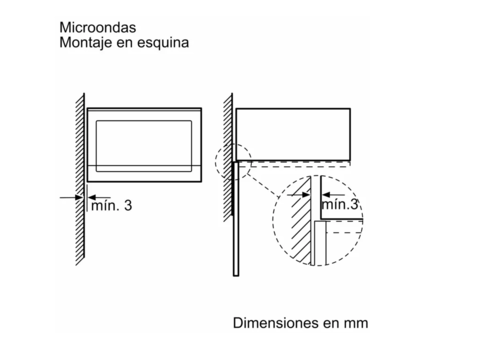 MICROONDAS INTEGRABLE SIEMENS BF520LMR0 IQ300 60X38CM ACERO INOXIDABLE