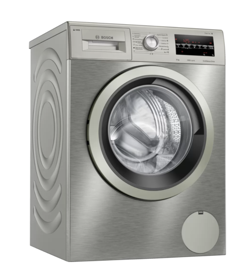 Serie 6 Lavadora de carga frontal 9 kg ,Acero inoxidable