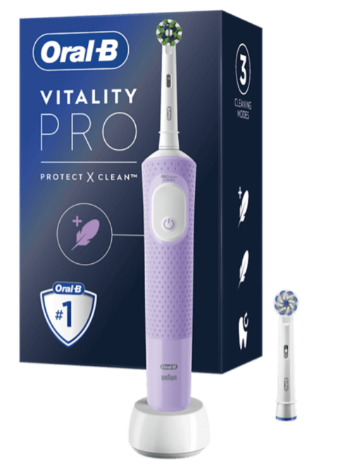 CEPILLO DENTAL BRAUN VITALITY PRO MORADO