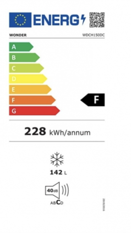 CONGELADOR  HORIZONTAL WONDER  WDCH150DC