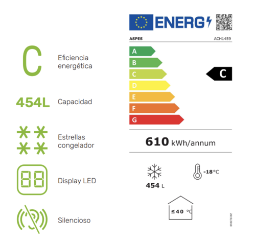 CONGELADOR ASPES ACH1459