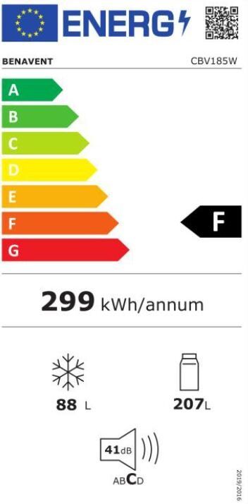 FRIGORIFICO COMBINADO BENAVENT CBV185W
