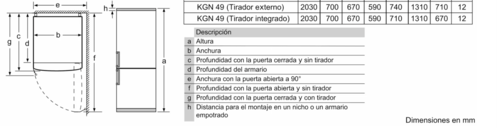 FRIGORÃFICO  COMBI SIEMENS KG49NXIEA IQ300