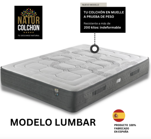 COLCHON LUMBAR PLUS NATURCOLCHON