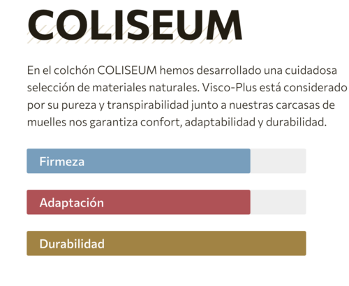 COLCHON COLISEUM NATURCOLCHON