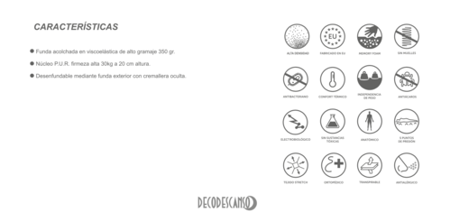PACK COLCHÃN VISCOELASTIC Y CAMA ARTICULADA'