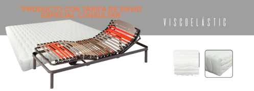 PACK COLCHÓN VISCOELASTIC Y CAMA ARTICULADA
