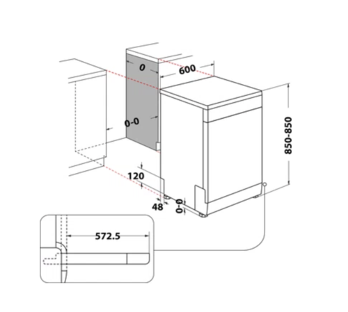 LAVAVAJILLAS WHIRLPOOL WFC 3C33 PF X'