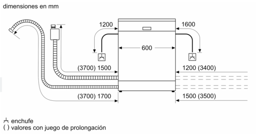 LAVAVAJILLAS BOSCH SERIE 2 SMS2HKW03E