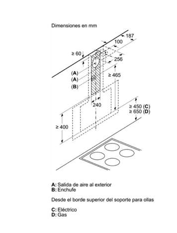 CAMPANA INCLINADA BOSCH DWK87CM60