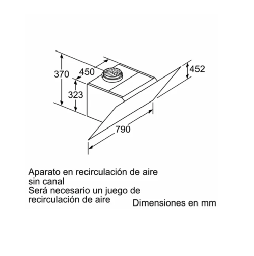 CAMPANA INCLINADA BOSCH DWK87CM60