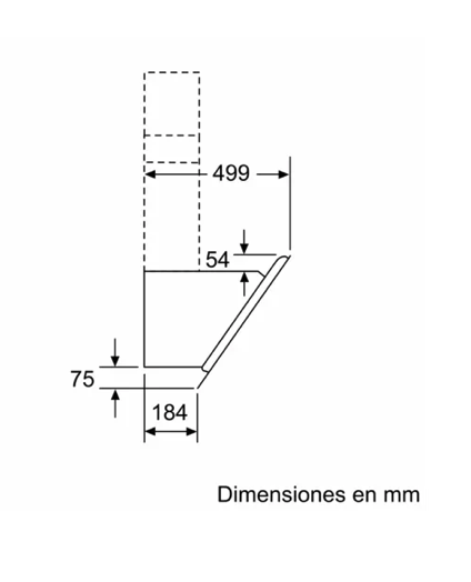 CAMPANA INCLINADA BOSCH DWK87CM60