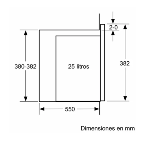 MICROONDAS SERIE 6 BOSCH BEL554MB0