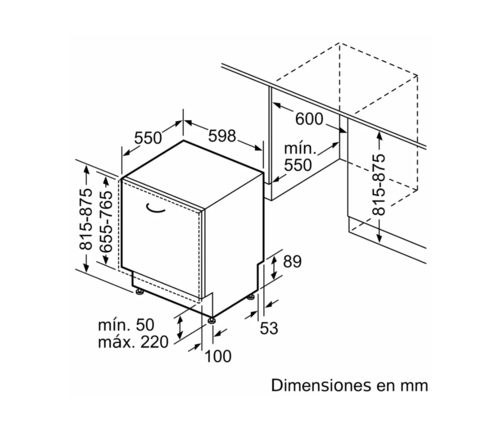 LAVAVAJILLAS TOTALMENTE INTEGRADO SIEMENS SN75ZX49CE