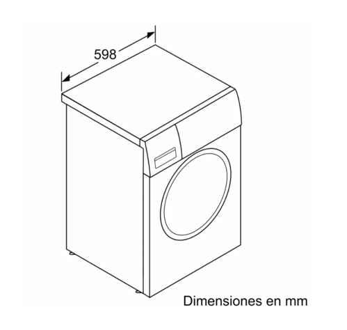 LAVADORA IQ500 SIEMENS WG54G2Z0ES